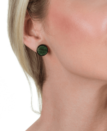 Colore rhodium earrings