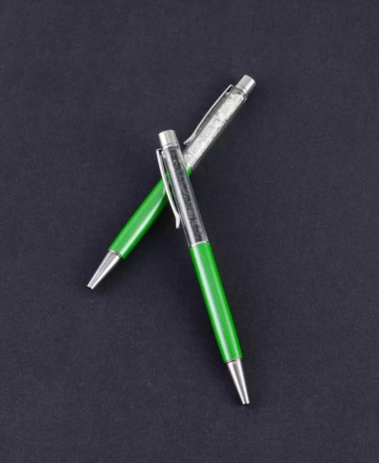 Crystal ballpoint pen - green | crystal and minerals