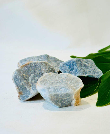 Raw Angelite crystal | Crystals and minerals