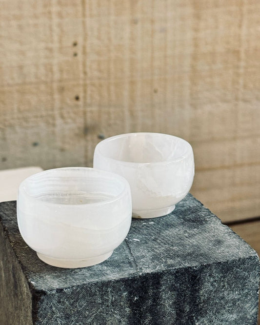 White Onyx small cup - gemstone homeware