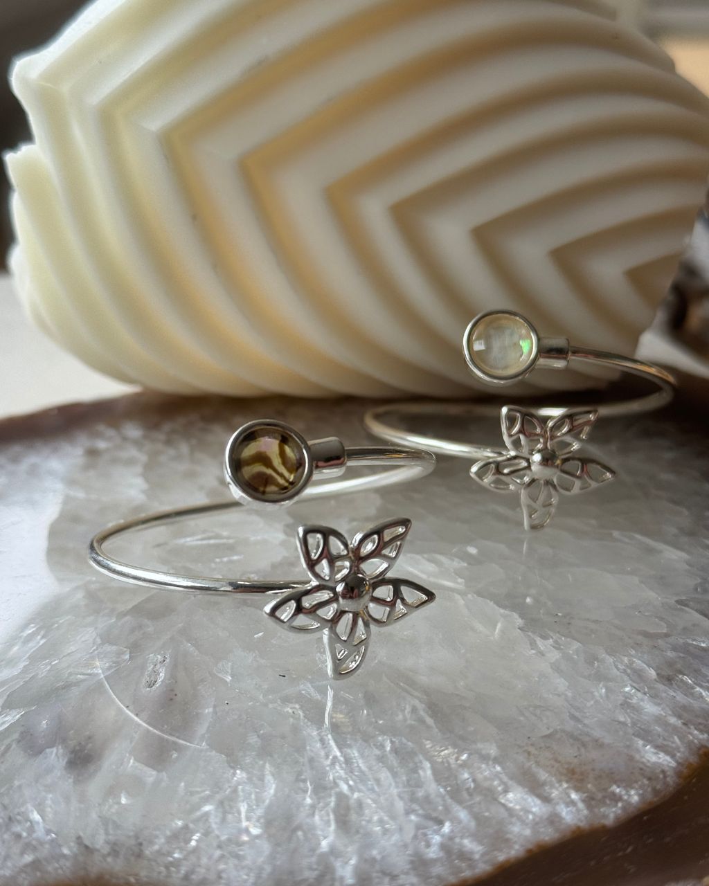 Flower Bracelet | silver