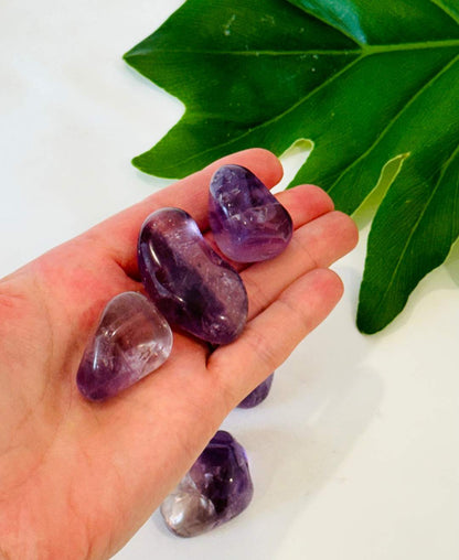 Amethyst crystal | tumblestone | crystals and minerals