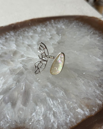 Butterfly Wing Ring | silver