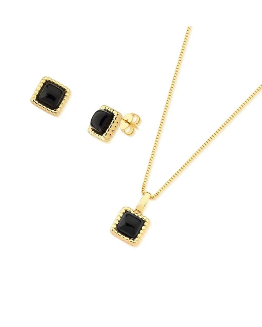 Minimal Square earrings | gold