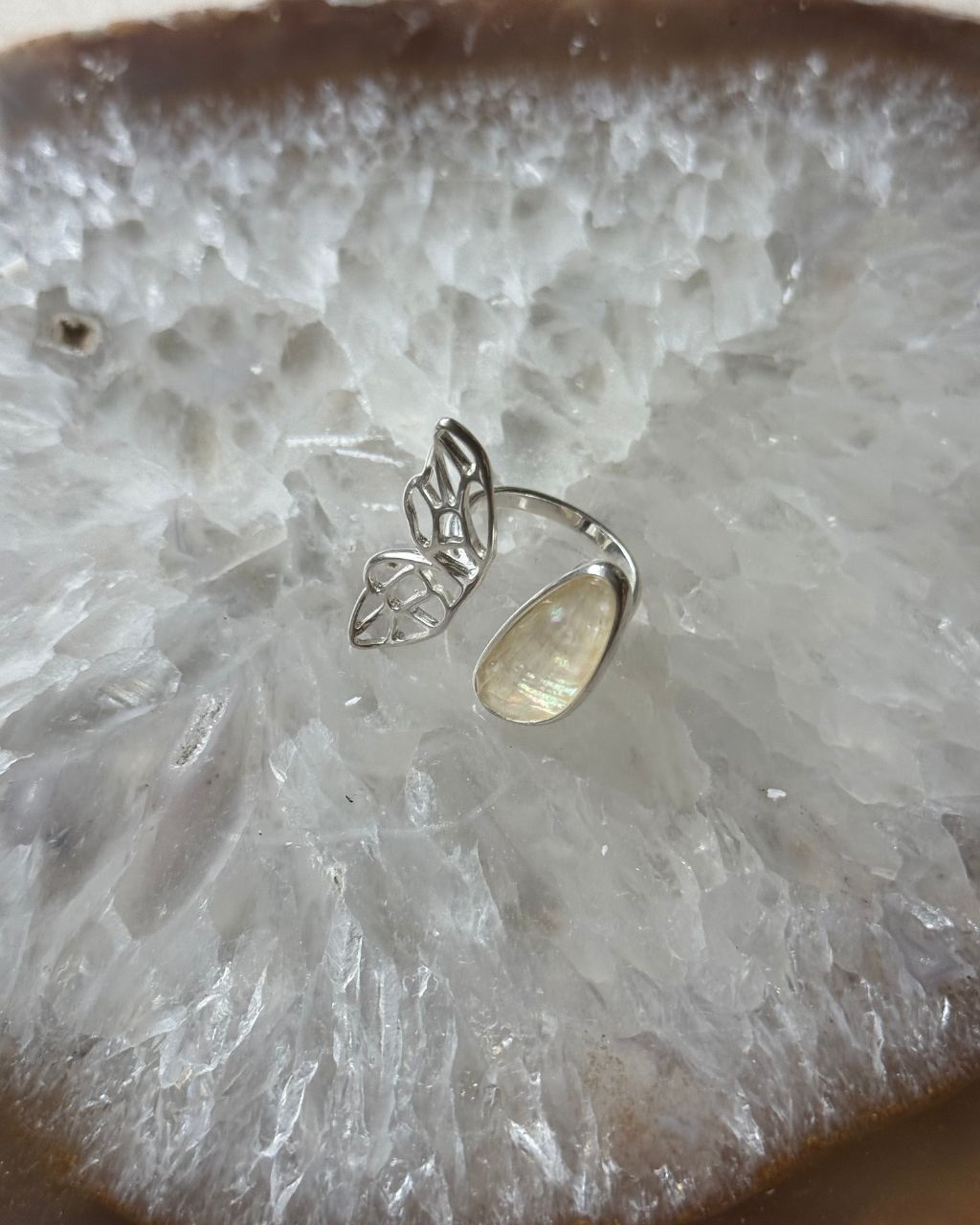 Butterfly Wing Ring | silver