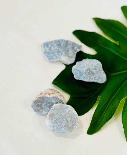 Raw Angelite crystal | Crystals and minerals