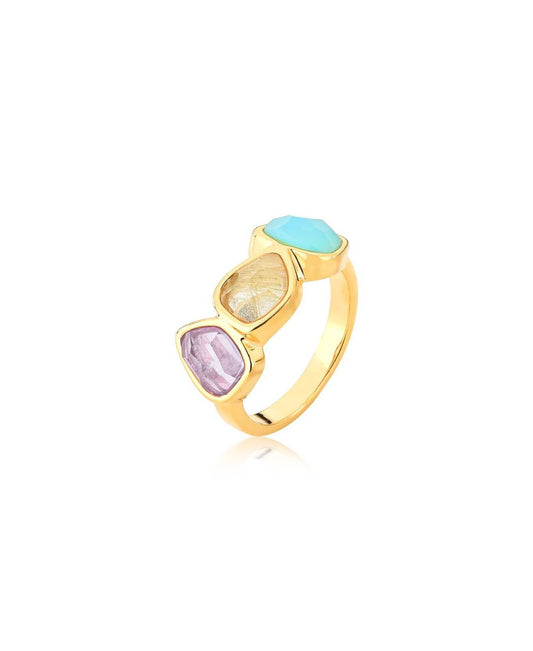 Livia ring | 3 gemstones