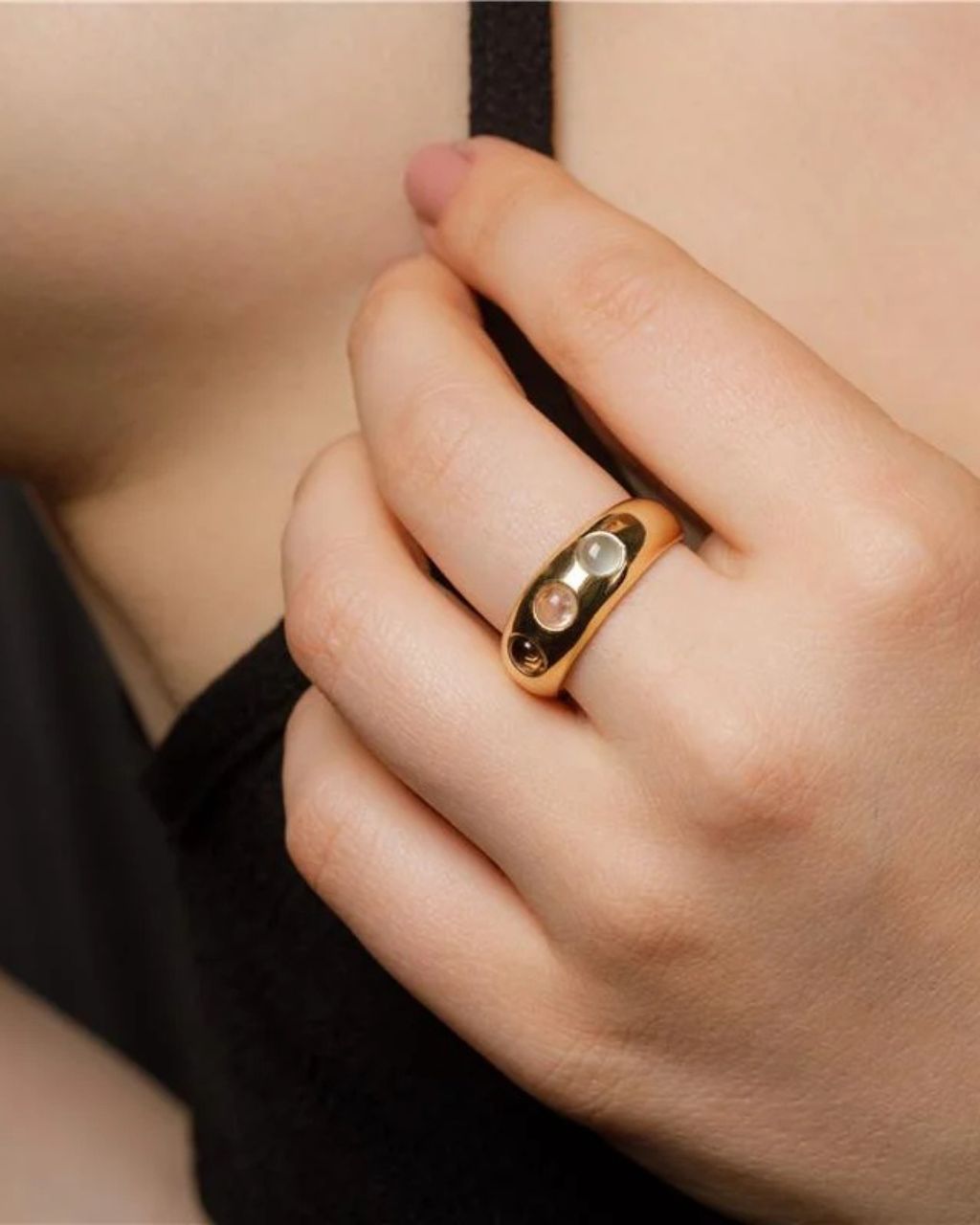 Minimal Bold ring | gold