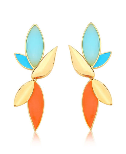 Clivia long earrings