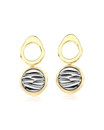 Wave whisper Earrings | 2-in-1 Versatility