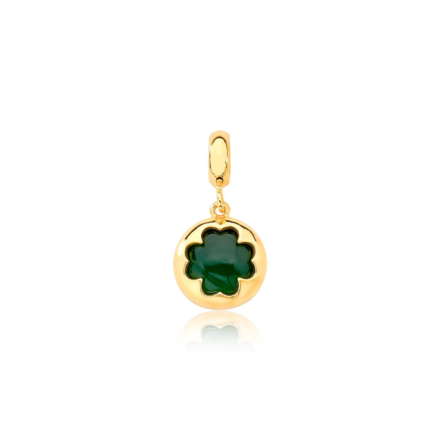 Green Agate charm | pendant