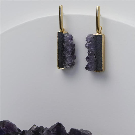 Amethyst earrings