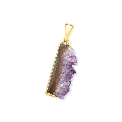 Amethyst geode pendant